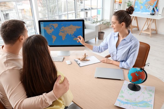 Persönliche Beratung im Reisebüro