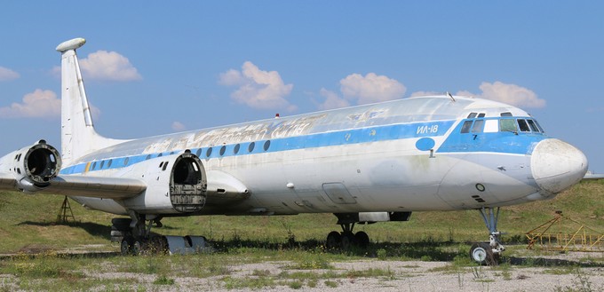 Eine Ilyushin Il-18.