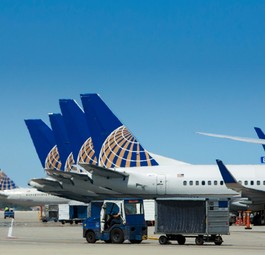 Flieger von United: Die US-Airline verzeichnete diesen März bereits eine Millionen weniger Passagiere als im Vorjahr.