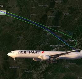 air france boeing 777 300 er dreh um
