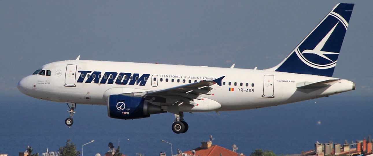 Airbus A318 von Tarom: Auf Abschiedstournee.