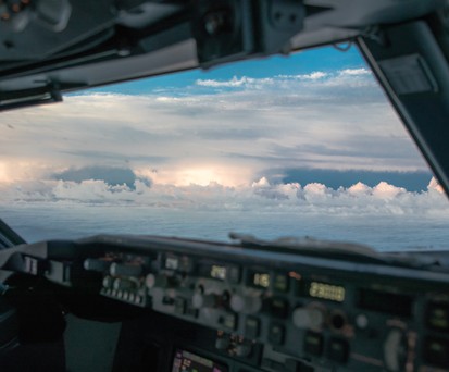 Blick aus dem Cockpit: Crews können direktere Wege finden und effizienter arbeiten.