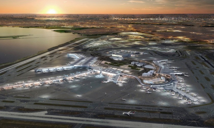 Visualisierung: So soll der Airport JFK künftig aussehen.