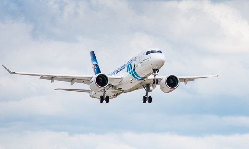 egyptirs first airbus a220 300