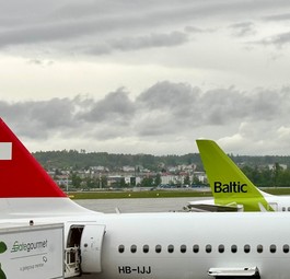 Flugzeuge von Air Baltic und Swiss in Zürich: Künftig wohl seltener gemeinsam zu sehen.
