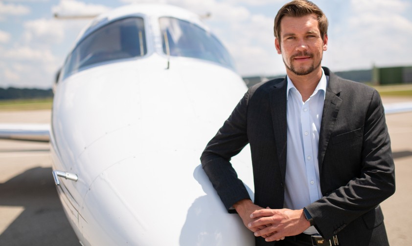 Florian Kohlmann, Geschäftsführer von Augsburg Air Service GmbH