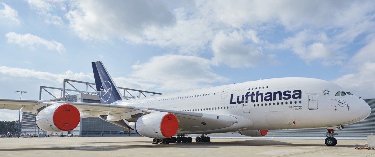 Geparkter Airbus A380 von Lufthansa: Ein Opfer der Corona-Krise.