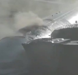 Airbus A330 durch Brand stark beschädigt