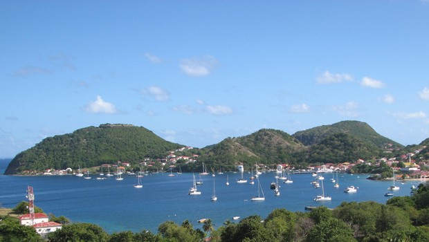 Baie Saintes auf Guadeloupe: Beliebt bei Touristen.