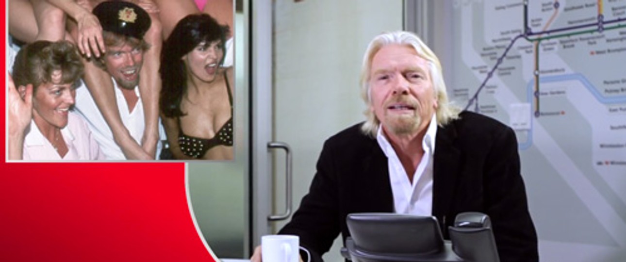 Frauen aufreißen? Richard Branson zeigt, wie es geht.