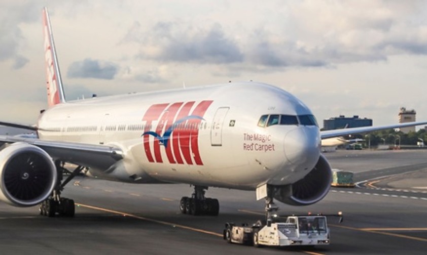 Boeing 777 von Latam: Als Kerosinfrachter benutzt.