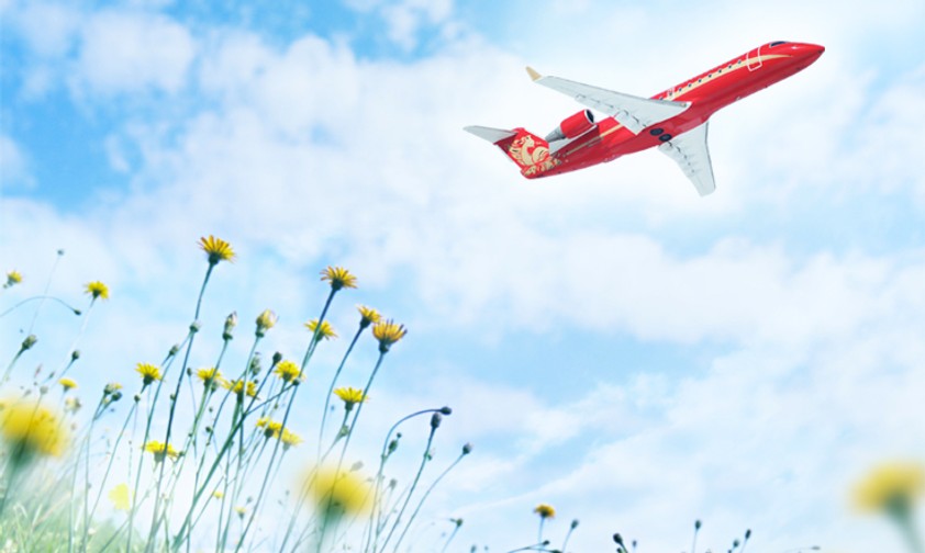 Bombardier CRJ von Rusline: Die Fluglinie sieht sich nach neuen Fliegern um.