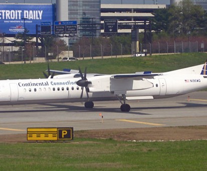 Bombardier Q 400: Eine solche Maschine verunglückte bei Buffalo.