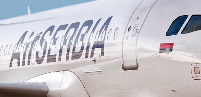 Flieger von Air Serbia: Künftig nicht mehr in Abu Dhabi zu sehen.