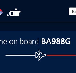 Wi-Fi-Menü bei British Airways: SXF lebt weiter.