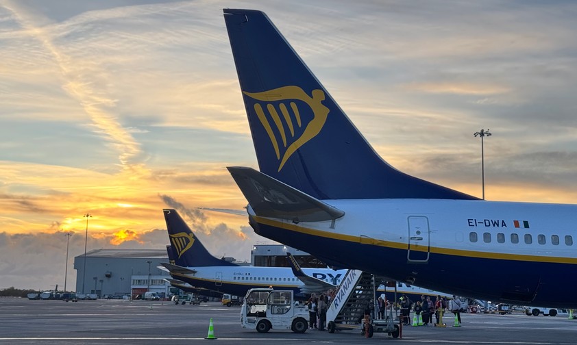 Boeing 737 von Ryanair: Bald wieder in Lübeck zu sehen.