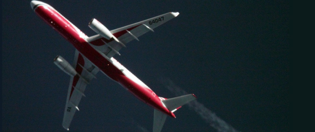 Die verunglückte Maschine im Flug: Erst Untersuchungsergebnisse.