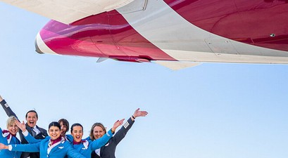 Crew von Eurowings: Der Flug soll künftig nur ein Teil des ganzen Pakets sein.