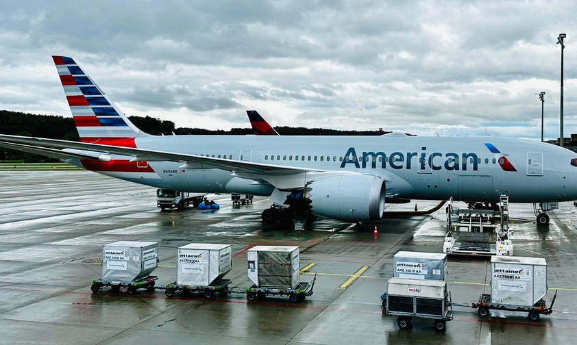 Langstreckenjet von American Airlines: Tel Aviv ist vorerst kein Flugziel.