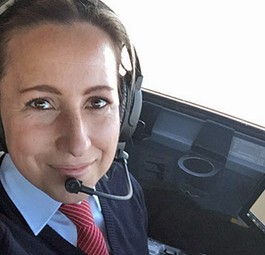 ACA-Präsidentin Isabel Doppelreiter im Cockpit