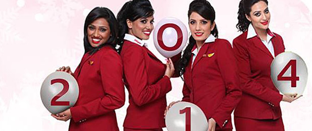Flugbegleiterinnen von Spicejet: Sie fliegen weiter mit B737.