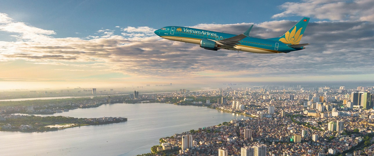 Boeing 737 max in den Farben von Vietnam Airlines: Die Fluggesellschaft setzte bisher auf Airbus.