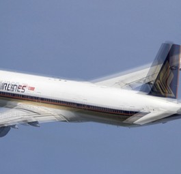 Boeing 777 von Singapore Airlines (bearbeitet): Heftigsten G-Kräften ausgesetzt.