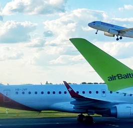 Flieger von Air Baltic, Eurowings und Helvetic: Enge Partnerschaft.