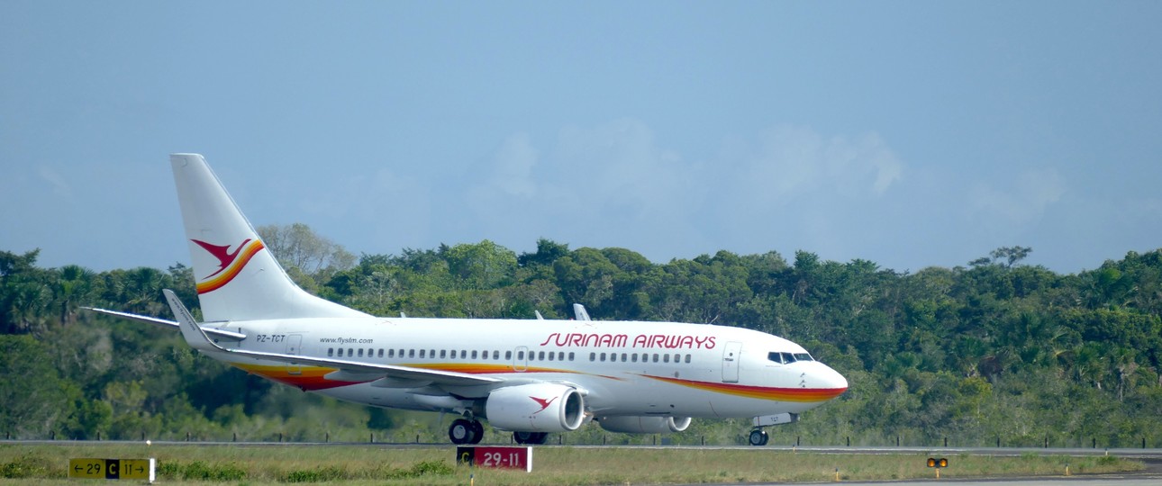 Boeing 737 von Surinam Airways: Die Fluglinie kämpft seit Jahren mit finanziellen Problemen. 
