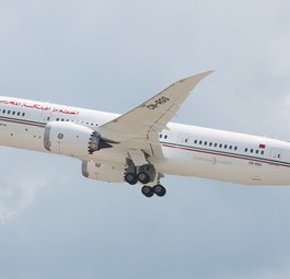 Flieger von Royal Air Maroc: In einem Jet entstanden unangebrachte Fotos.