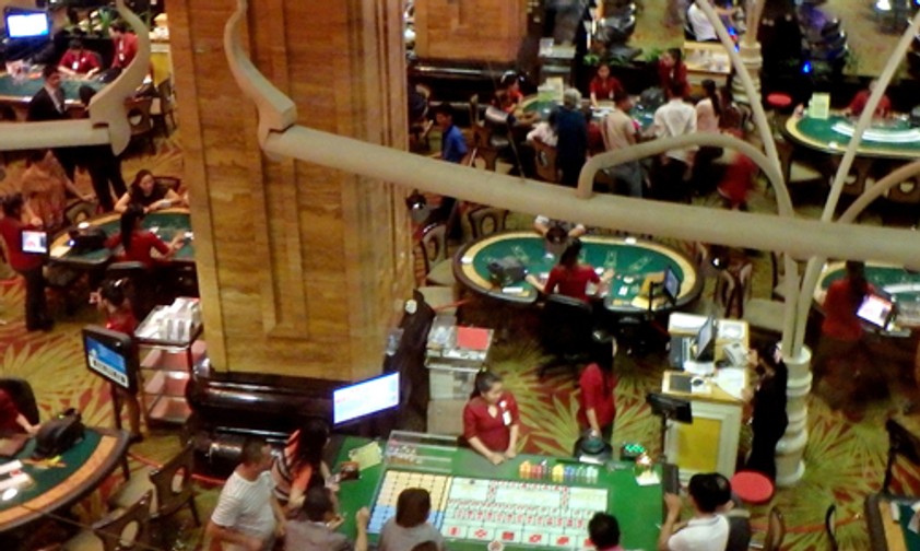 Nagaworld-Kasino in Phnomh Penh: Least auch Flugzeuge.