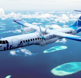 Werbebild von Manta Air: Die neue Fluglinie will zur Hochsaison starten.