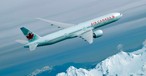 Boeing 777 von Air Canada: Über Alaska wurde die Maschine heftig durchgeschüttelt.