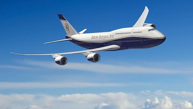 Der erste Boeing Business Jet BBJ 747-8 hat das Werk in Wichita verlassen.