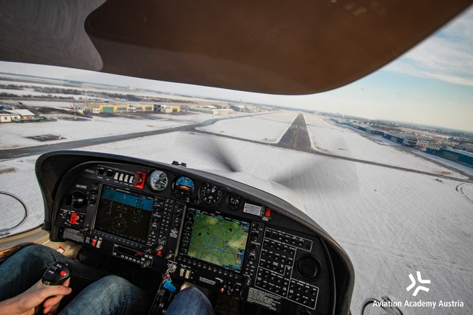 Visual and instrument flight conditions are part of the training.