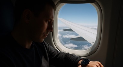 Passagier am Fenster: Manche Flüge dauern lang, sehr lang.