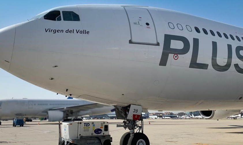 Jet von Plus Ultra, hier ein Airbus A340: Verbindungen nach Venezuela.