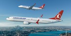 Boeing 737 Max 8 im Hintergrund, Max 10 im Vordergrund: In der Bestellung ist es anders herum.