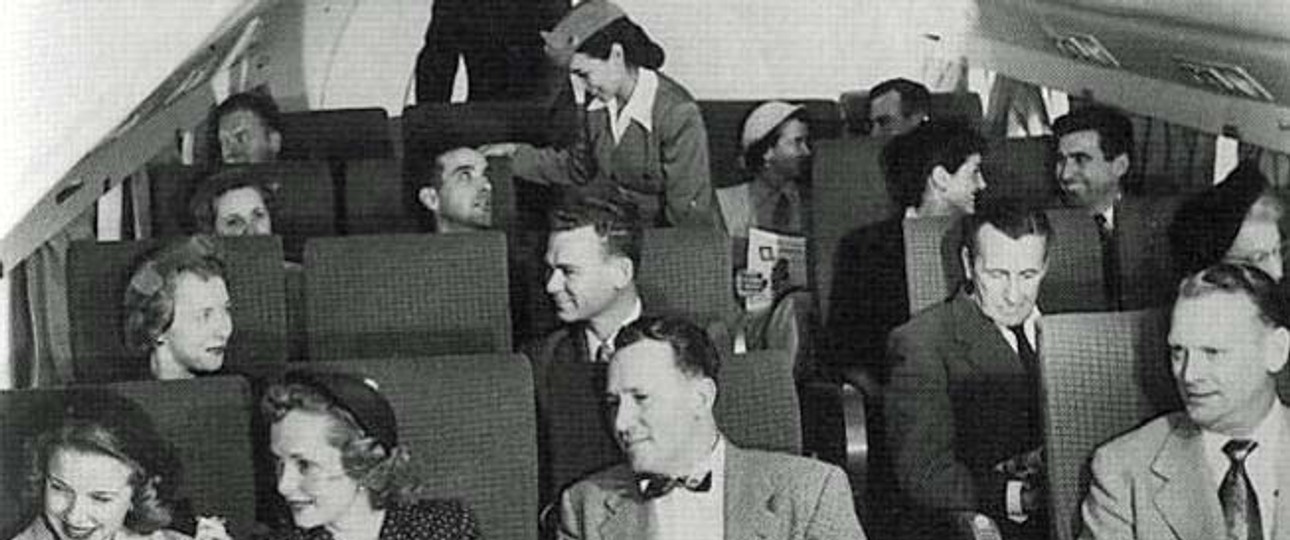 Tourist Class: Pan Am führte 1945 den Vorläufer der Economy Class ein.