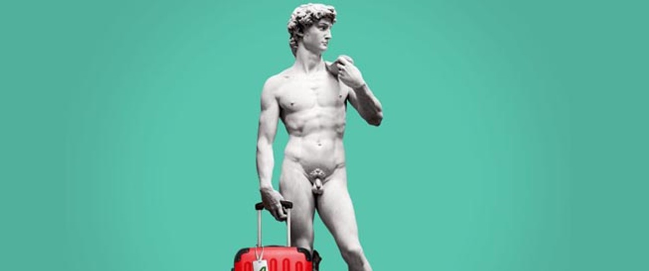 Die Werbeanzeige von Alitalia: Große Wirkung.