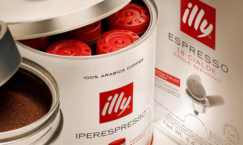 Illy-Kaffee: Bald an Bord von United.