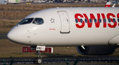 Airbus A220 von Swiss: Die Fluggesellschaft findet nicht genügen Cockpitpersonal.