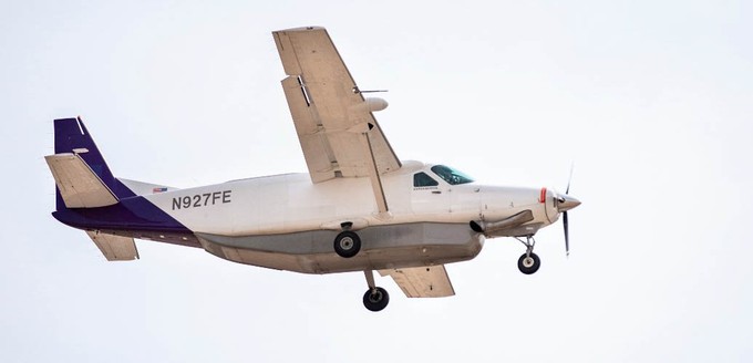 Cessna Caravan von Fedex: Landung ohne Pilot.