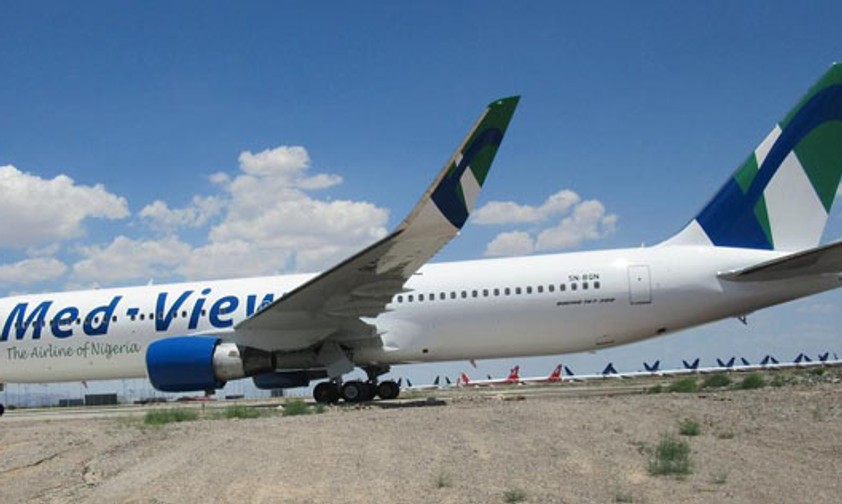 Boeing 767 von Med-View Airline: Die Fluglinie hat Probleme.