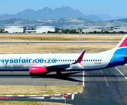 Boeing 737 von Fly Safair: Die Airline hat ein Problem.