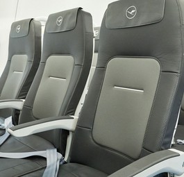 Lufthansas neuer Sitz im Airbus A321 Neo: Startklar.