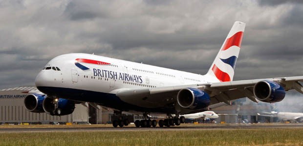 Landung eines Airbus A380: British Airways will sie noch leiser machen.