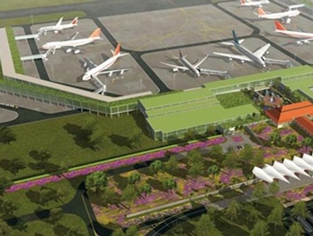 So soll der Flughafen im Endausbau 2015 aussehen