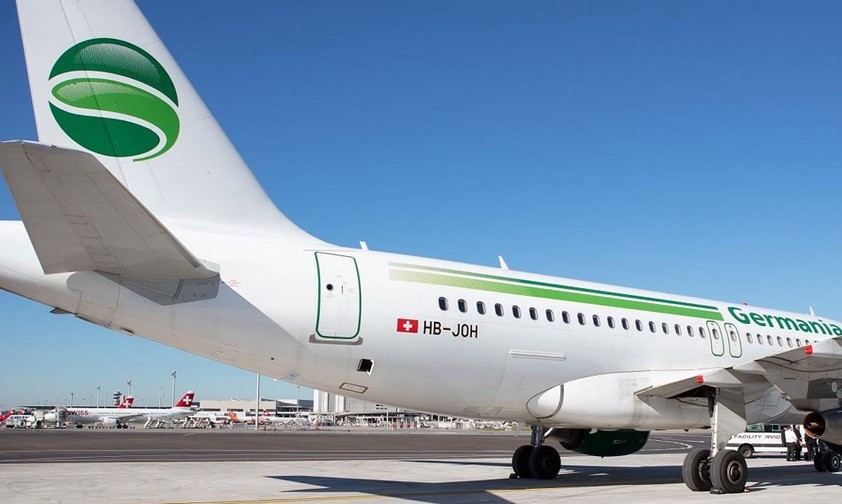 Jet von Germania Flug: Eine neue Eigentümerin ist an Bord.