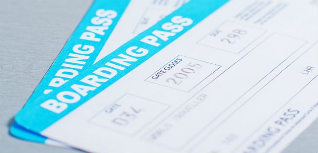 Bordkarte: Frontier streicht die Abflugzeit weg.